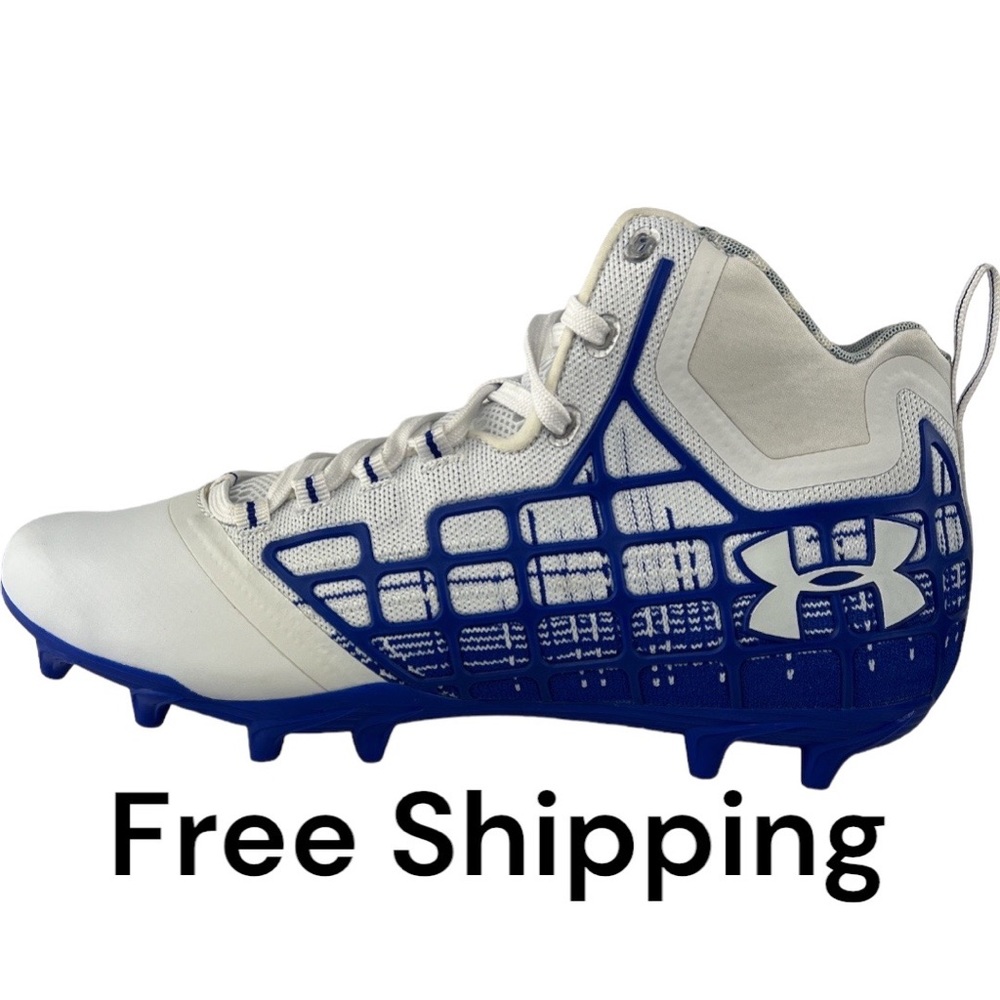 Under Armour Lacrosse Banshee Mid MC Men's Size 11  1297351-141 4501485015